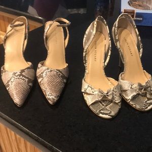 Heels open toe with bow